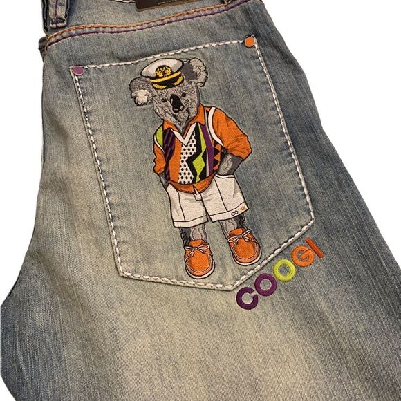 COOGIE Australia Rare Bear Designer Jeans  . Men’s size 38/34 . Bohemian Vintage - Picture 11 of 15